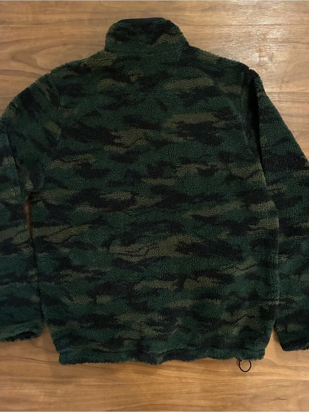Carhartt Men's Green Camo Sherpa Half-Zip Pullover